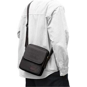 Mens Canvas Crossbody Messenger Bag Small Shoulder Satchel Travel Side Purse